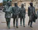 Beatles statue liverpool pier head