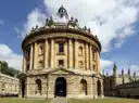 The round, domed Radcliffe Camera in Oxford