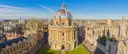 View over Oxford's colleges and spires with the Radcliffe Camera dome at the centre