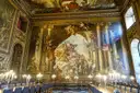 The baroque painted walls and ceiling of the Painted Hall in Greenwich