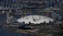 The O2 on the Greenwich Peninsula seen from the air