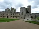 Windsor castle quadrangle statue